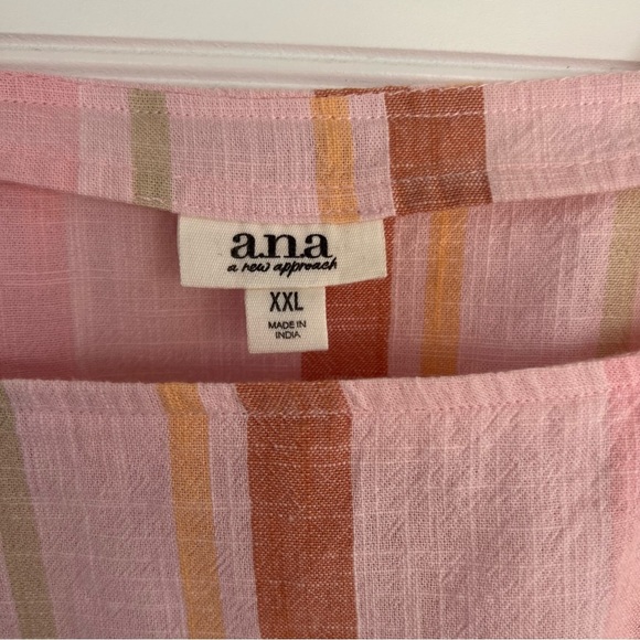 a.n.a Womens Square Neck Sleeveless Tank Top Size XXL NEW - Picture 4 of 7